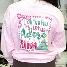 Load image into Gallery viewer, Adore Him Pink Graphic Crewneck