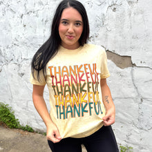 Load image into Gallery viewer, Colorful Thankful Thankful  Graphic Tee