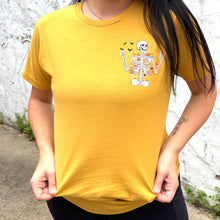 Load image into Gallery viewer, Fall Breeze Skeleton Graphic Tee
