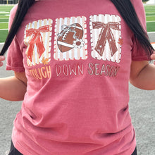 Load image into Gallery viewer, Touch Down Season Bows Graphic Tee