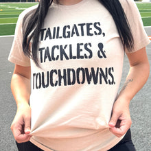 Load image into Gallery viewer, Tailgates and Touchdowns Graphic Tee