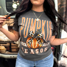 Load image into Gallery viewer, Distressed Pumpkin Season Graphic Tee