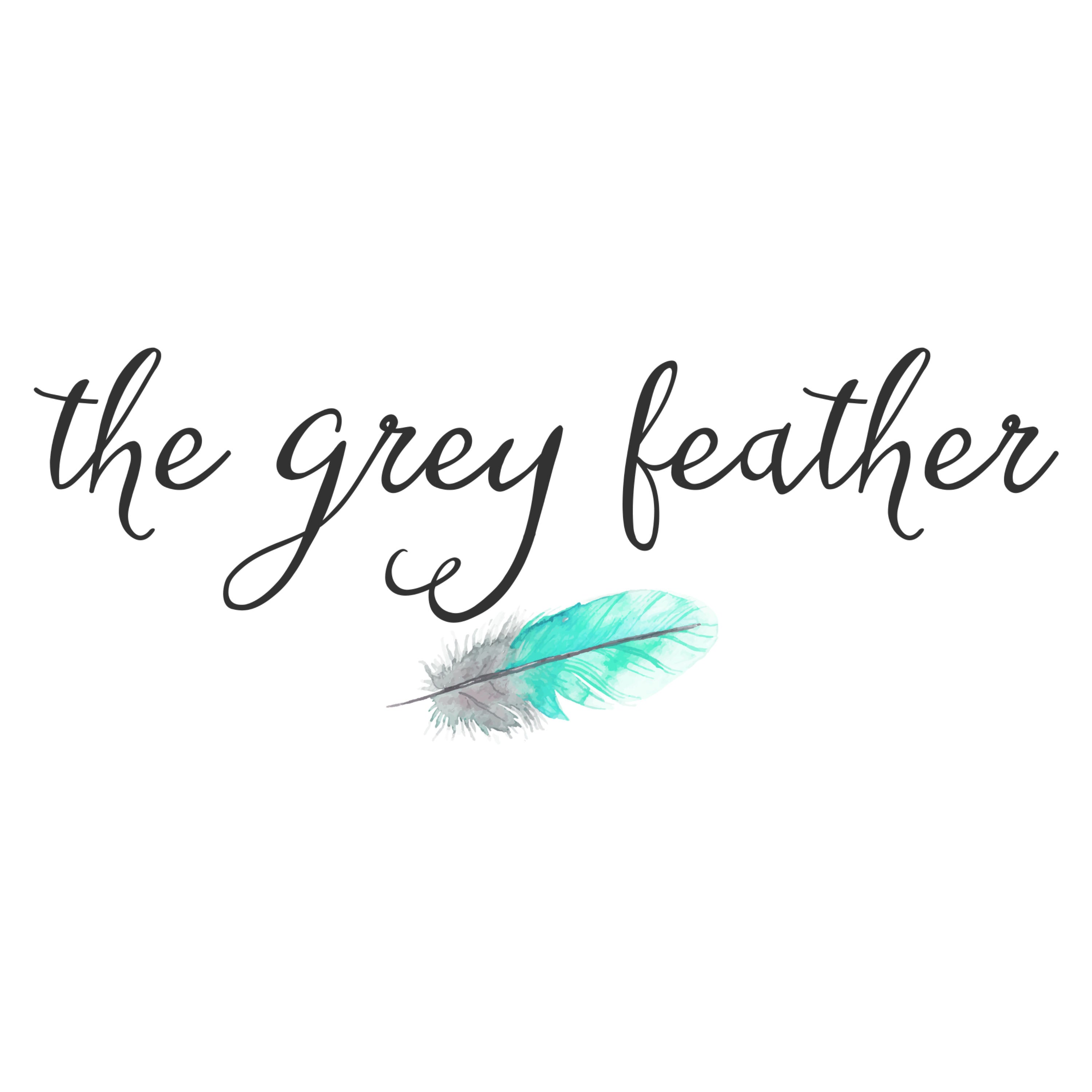 The Grey Feather logo