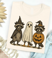 Load image into Gallery viewer, Racoon Ghost Graphic Tee
