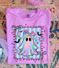 Load image into Gallery viewer, Neon Preppy Ghost Graphic Tee