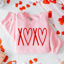 Load image into Gallery viewer, XOXO Hearts Sweatshirt
