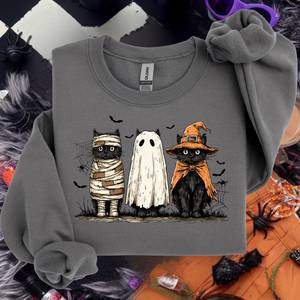Grateful Thankful Bows Graphic Crewneck