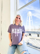 Load image into Gallery viewer, Purple Mama Bow Graphic Tee