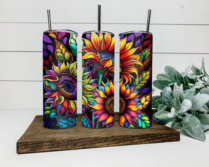 Colorful Sunflowers Tumbler