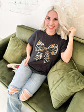 Load image into Gallery viewer, Camo Bow Graphic Tee