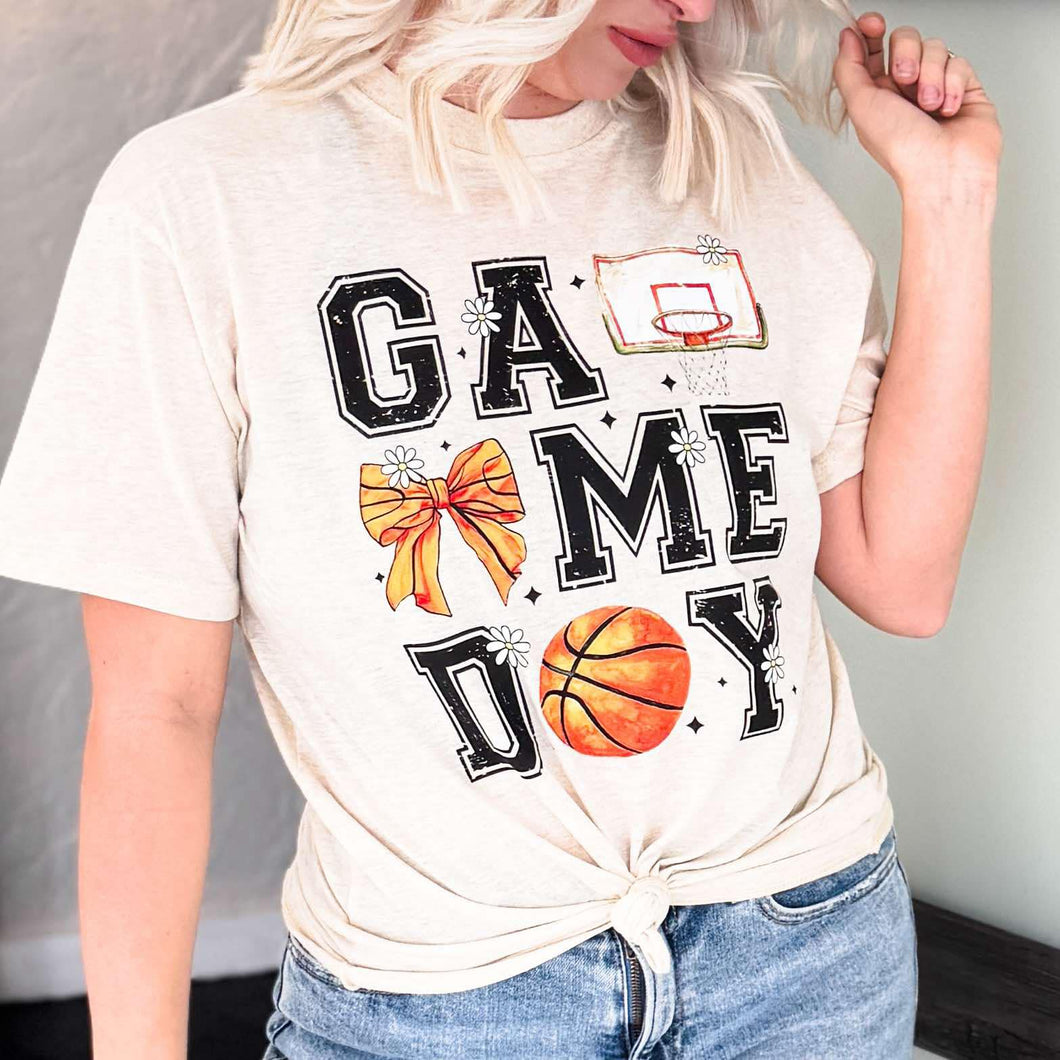 Game Day Basketball Graphic Tee