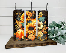 Load image into Gallery viewer, Fall Sunflowers Tumbler