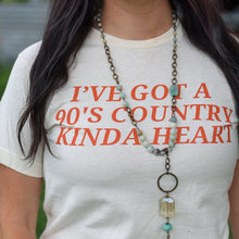 Load image into Gallery viewer, FestiviTees Women - Apparel - Shirts - T-Shirts 90’s Country Heart Soft Graphic Tee