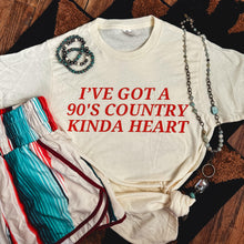 Load image into Gallery viewer, FestiviTees Women - Apparel - Shirts - T-Shirts 90’s Country Heart Soft Graphic Tee