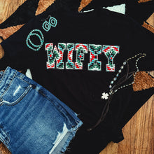 Load image into Gallery viewer, FestiviTees Women - Apparel - Shirts - T-Shirts Aztec Wifey Soft Graphic Tee