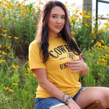 Load image into Gallery viewer, FestiviTees Women - Apparel - Shirts - T-Shirts Cowboy University Western Soft Graphic Tee