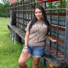 Load image into Gallery viewer, FestiviTees Women - Apparel - Shirts - T-Shirts Darlin’ Western Soft Graphic Tee