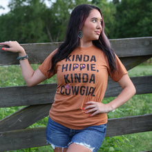 Load image into Gallery viewer, FestiviTees Women - Apparel - Shirts - T-Shirts Kinda Hippie Kinda Cowgirl Soft Graphic Tee
