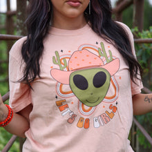 Load image into Gallery viewer, FestiviTees Women - Apparel - Shirts - T-Shirts Let’s Go Girls Alien Cowgirl Soft Graphic Tee