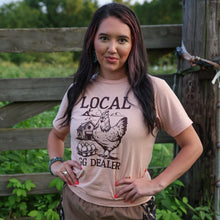 Load image into Gallery viewer, FestiviTees Women - Apparel - Shirts - T-Shirts Local Egg Dealer Farm Soft Graphic Tee