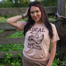Load image into Gallery viewer, FestiviTees Women - Apparel - Shirts - T-Shirts Local Egg Dealer Farm Soft Graphic Tee