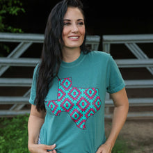 Load image into Gallery viewer, FestiviTees Women - Apparel - Shirts - T-Shirts Pink Aztec Texas Soft Graphic Tee