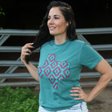 Load image into Gallery viewer, FestiviTees Women - Apparel - Shirts - T-Shirts Pink Aztec Texas Soft Graphic Tee