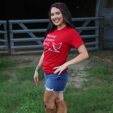 Load image into Gallery viewer, FestiviTees Women - Apparel - Shirts - T-Shirts Raising Chickens &amp; Feral Children Soft Graphic Tee