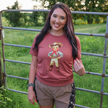 Load image into Gallery viewer, FestiviTees Women - Apparel - Shirts - T-Shirts Retro Cowboy Kid Soft Graphic Tee