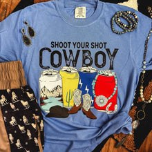 Load image into Gallery viewer, FestiviTees Women - Apparel - Shirts - T-Shirts Shoot Your Shot Cowboy Soft Graphic Tee