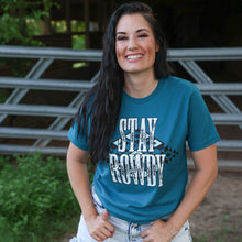 Load image into Gallery viewer, FestiviTees Women - Apparel - Shirts - T-Shirts Stay Rowdy Aztec Soft Graphic Tee