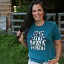 Load image into Gallery viewer, FestiviTees Women - Apparel - Shirts - T-Shirts Stay Rowdy Aztec Soft Graphic Tee