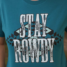 Load image into Gallery viewer, FestiviTees Women - Apparel - Shirts - T-Shirts Stay Rowdy Aztec Soft Graphic Tee
