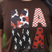 Load image into Gallery viewer, FestiviTees Women - Apparel - Shirts - T-Shirts Western Mama Block Letter Tee Soft Graphic Tee