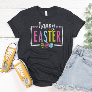Happy Easter Square Graphic Tee