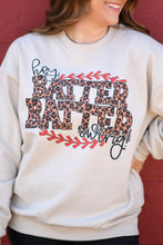 Load image into Gallery viewer, Hey Batter Batter Swing Leopard Tees/Sweatshirts