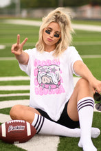 Load image into Gallery viewer, Georgia Pink Bulldog Tee