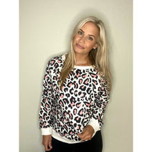 Load image into Gallery viewer, Pink Animal Print Pullover