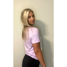 Load image into Gallery viewer, Purple T-shirt With Sequin Pocket