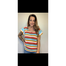 Load image into Gallery viewer, Colorful Crochet Shirt