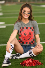 Load image into Gallery viewer, GA Checkered Smiley Tee