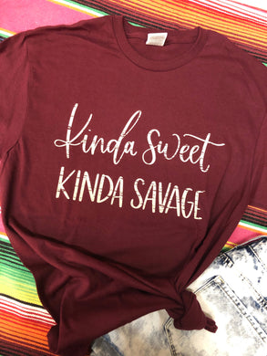 Kinda Sweet Kinda Savage Tee