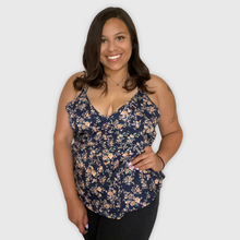 Load image into Gallery viewer, V Neck Floral Tank