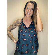 Load image into Gallery viewer, Teal Pink Leopard Tank