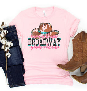 Leave Them Broadway Girls Alone Graphic Tee