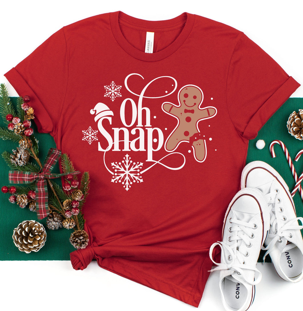 Oh Snap Gingerbread Graphic Tee