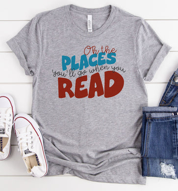 The Places you Read Graphic Tee