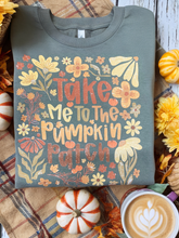 Load image into Gallery viewer, Take Me To The Pumpkin Patch Graphic Tee