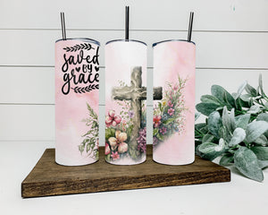 Saved By Grace Tumbler