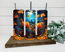 Load image into Gallery viewer, Spooky Fall Pumpkins Tumbler